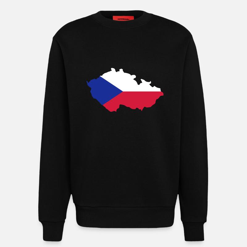 Tschechien - Sweatshirt - made by SPREAD  - SOLID BLACK