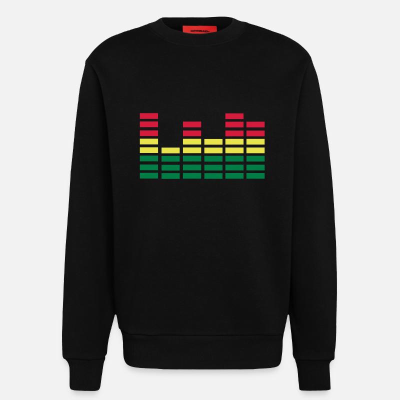 Equalizer - Sweatshirt - made by SPREAD  - SOLID BLACK