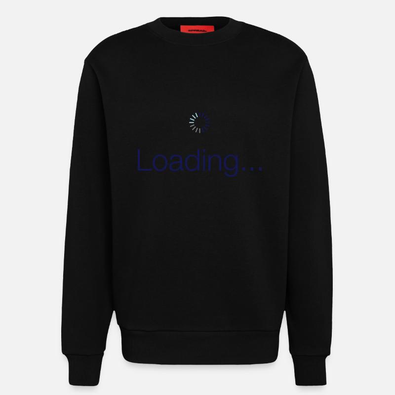 Loading - Sweatshirt - made by SPREAD  - SOLID BLACK
