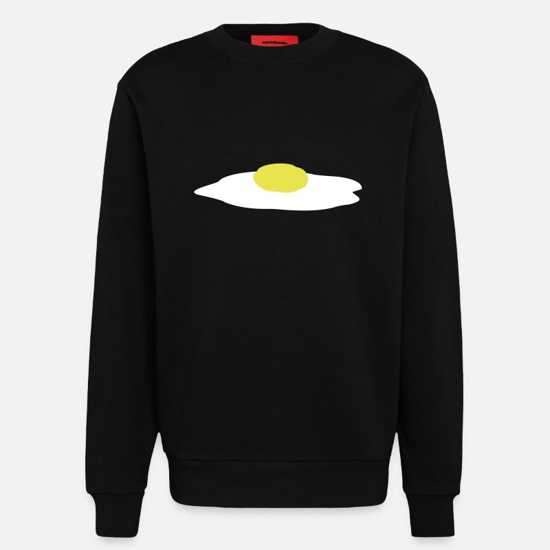 Egg - Sweatshirt - made by SPREAD  - SOLID BLACK