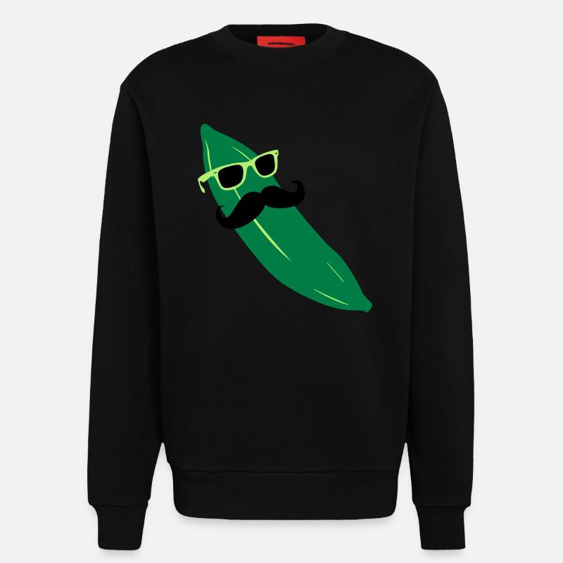 MoCumber - Sweatshirt - made by SPREAD  - SOLID BLACK