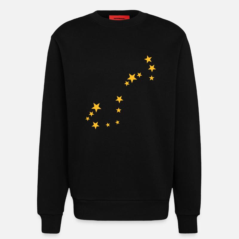 Scorpio constellation - Sweatshirt - made by SPREAD  - SOLID BLACK