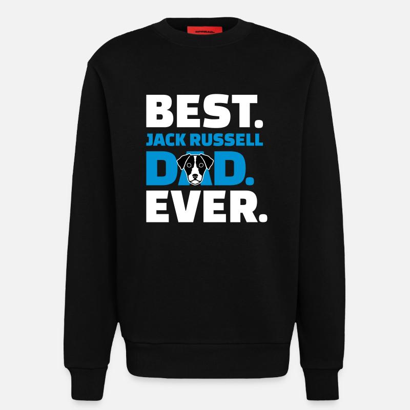 Jack Russell - Sweatshirt - made by SPREAD - SOLID BLACK