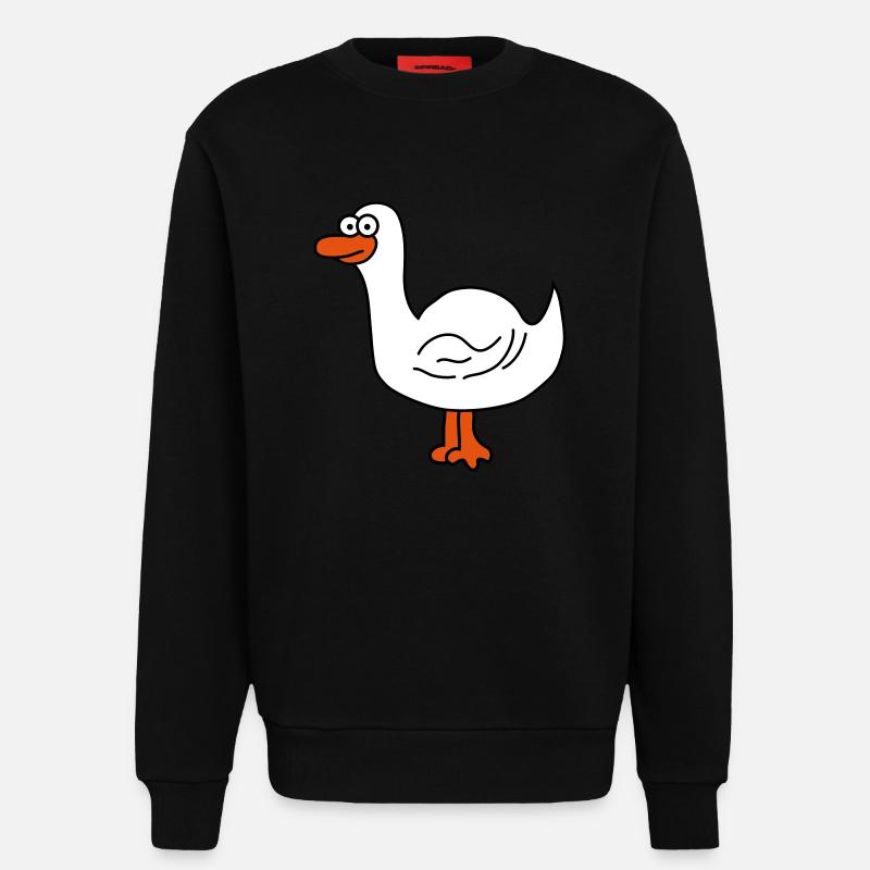 Enten - Sweatshirt - made by SPREAD  - SOLID BLACK