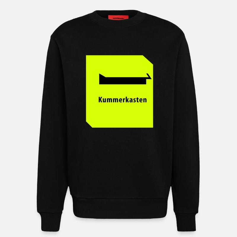 Kummerkasten - Sweatshirt - made by SPREAD  - SOLID BLACK