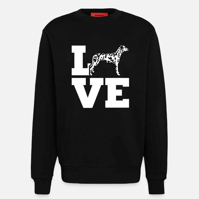 Dalmatiner - Sweatshirt - made by SPREAD  - SOLID BLACK