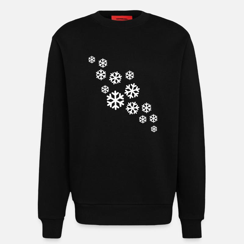 Schnee - Sweatshirt - made by SPREAD  - SOLID BLACK