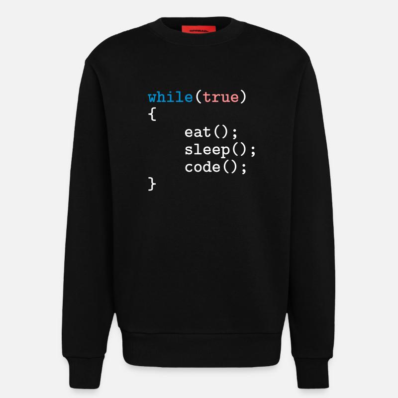 Programmierer, Software, Informatik, Developer - Sweatshirt - made by SPREAD  - SOLID BLACK