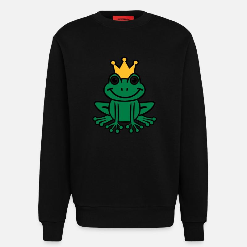 Frosch - Sweatshirt - made by SPREAD  - SOLID BLACK