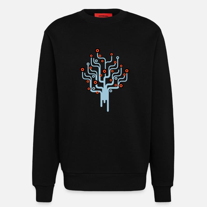 baum2_3f - Sweat bio décontracté fabriqué en UE - SOLID BLACK