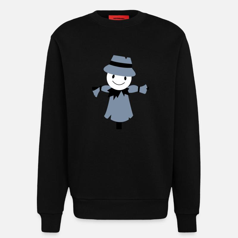 vogelscheuche - Sweatshirt - made by SPREAD  - SOLID BLACK