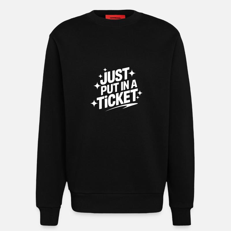 Technischer Support Computerfreak Nerd - Sweatshirt - made by SPREAD - SOLID BLACK
