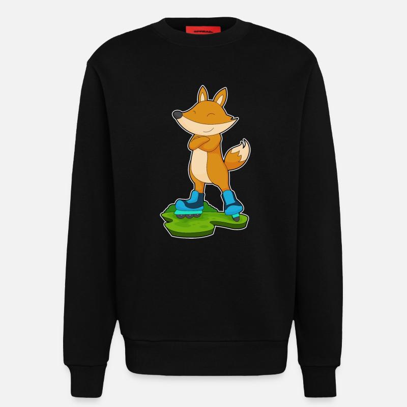 Fuchs Inline skating Inline skates - Sweatshirt - made by SPREAD - SOLID BLACK