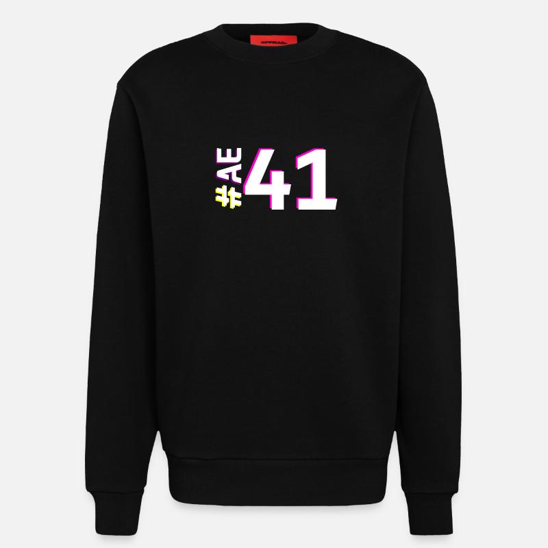 AE41-KARTON - Sweatshirt - made by SPREAD  - SOLID BLACK