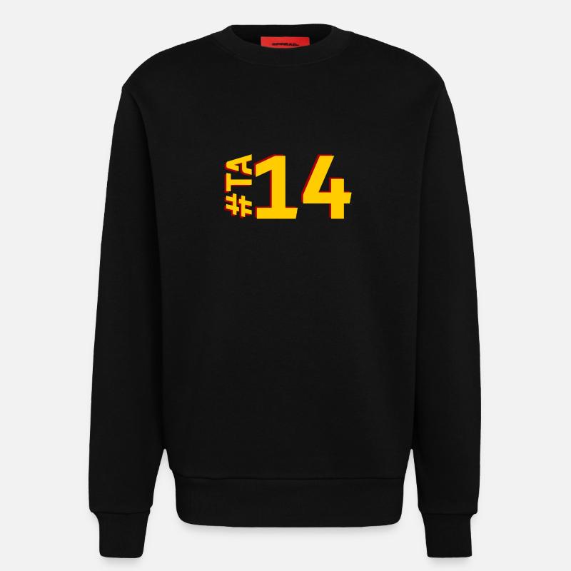 TA14-KARTON - Sweatshirt - made by SPREAD  - SOLID BLACK
