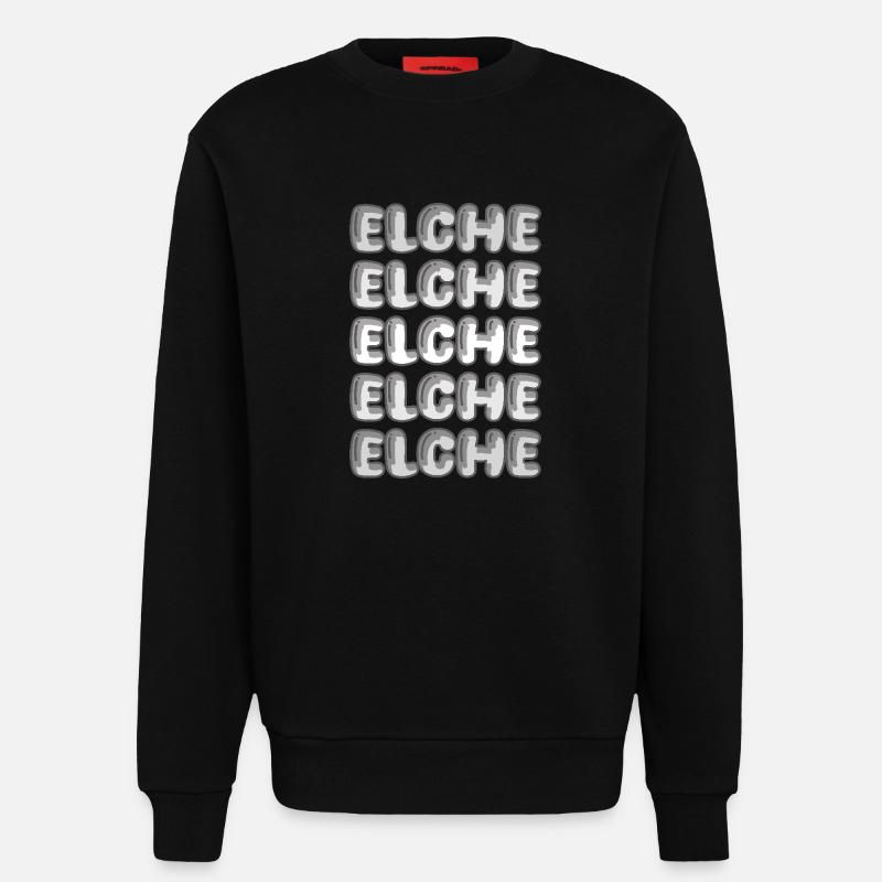 Reise Elche - Sweatshirt - made by SPREAD  - SOLID BLACK