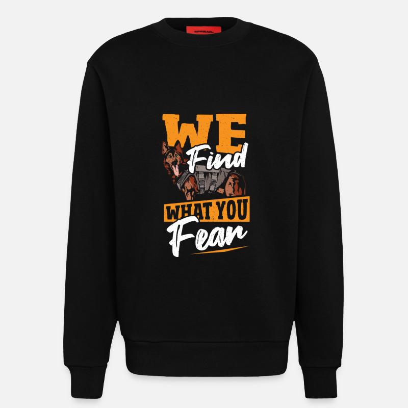 Handler German Shepherd Dog - Sweatshirt - made by SPREAD - SOLID BLACK