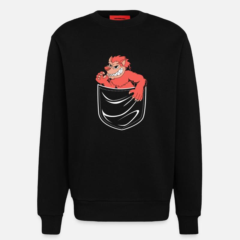 Werwolf - Sweatshirt - made by SPREAD  - SOLID BLACK