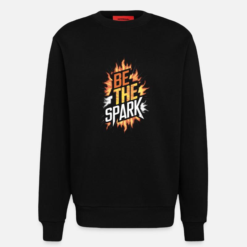 Sei der Funke - Sweatshirt - made by SPREAD  - SOLID BLACK