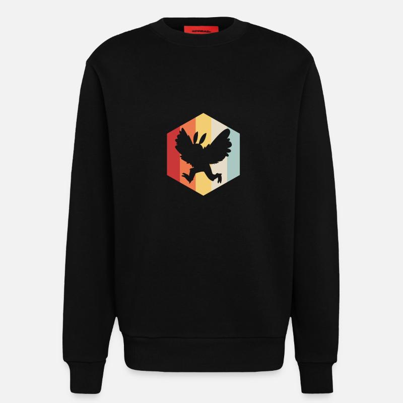 Mottenmann - Sweatshirt - made by SPREAD  - SOLID BLACK