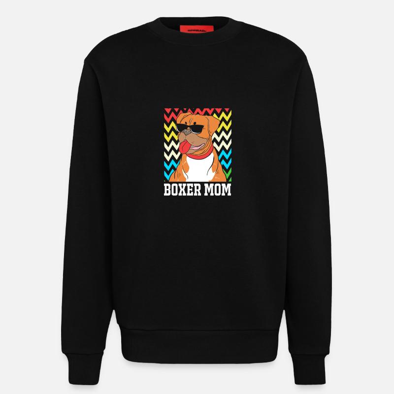 Boxer Hund - Sweatshirt - made by SPREAD  - SOLID BLACK