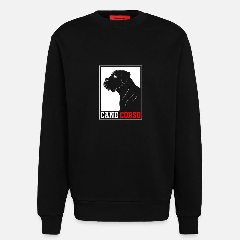 Cane Corso - Sweatshirt - made by SPREAD  - SOLID BLACK