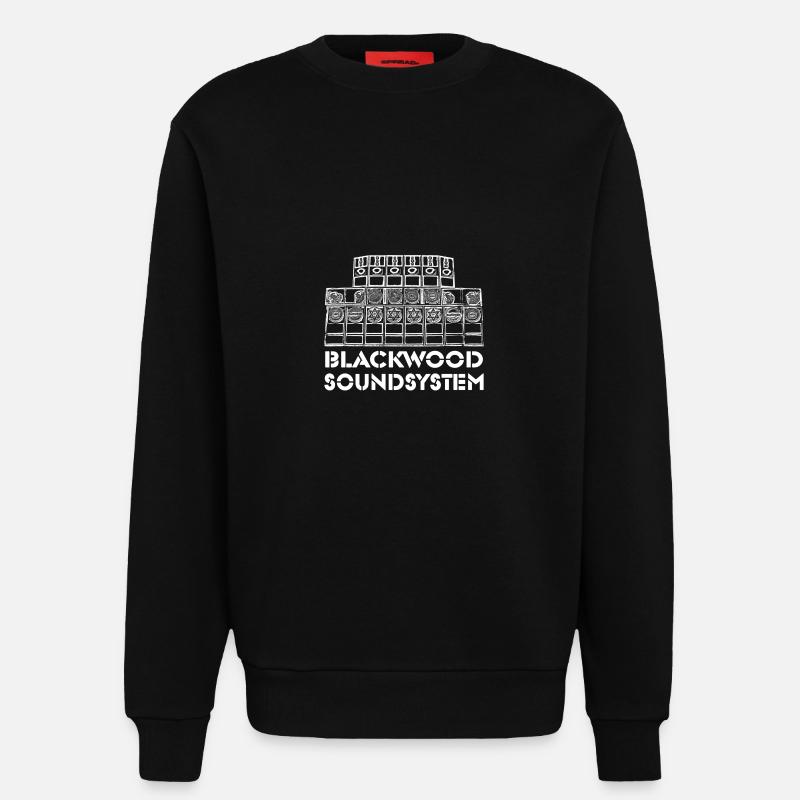 Soundsystem - Sweatshirt - made by SPREAD  - SOLID BLACK