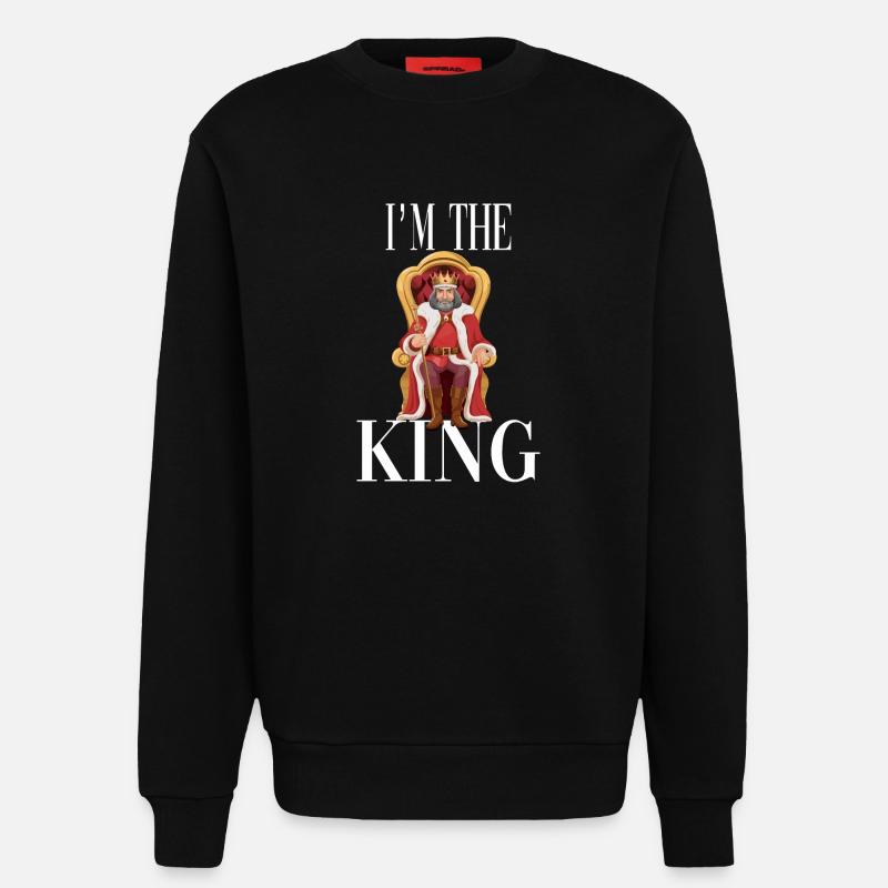 Ich bin der König - Sweatshirt - made by SPREAD  - SOLID BLACK