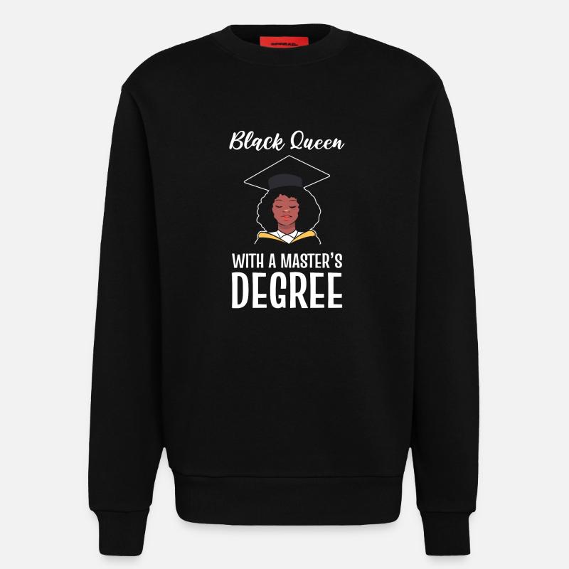 Master Studium Abschlussfeier - Sweatshirt - made by SPREAD  - SOLID BLACK