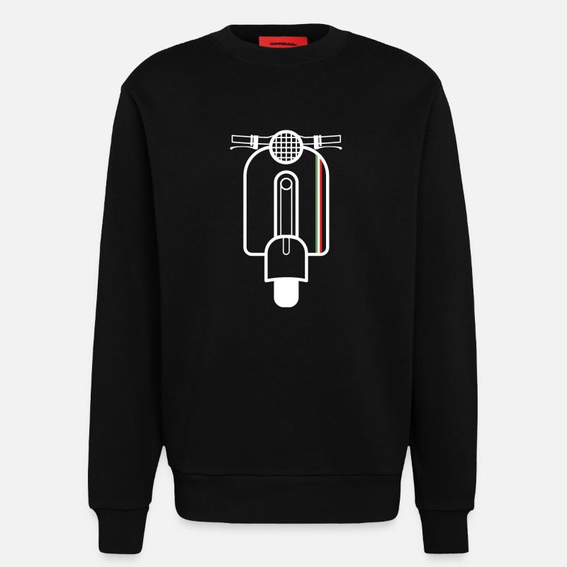 Roller Italien - Sweatshirt - made by SPREAD - SOLID BLACK