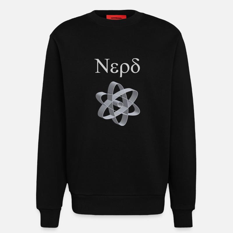 Nerd! shirt Nerd cool! - Sweat bio décontracté fabriqué en UE - SOLID BLACK