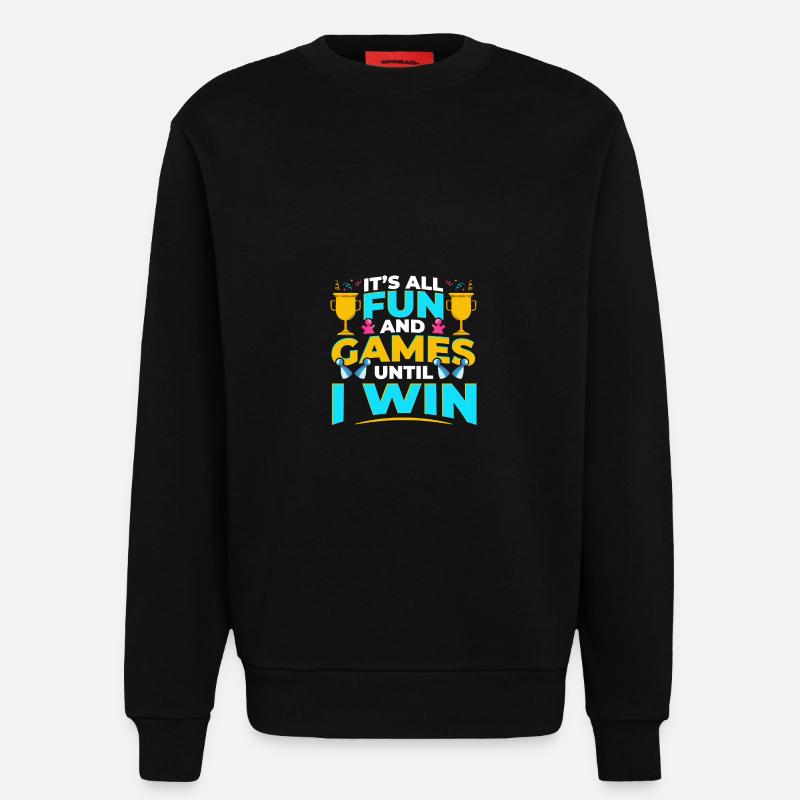 Brettspiele Win Game Night Winning - Sweatshirt - made by SPREAD  - SOLID BLACK