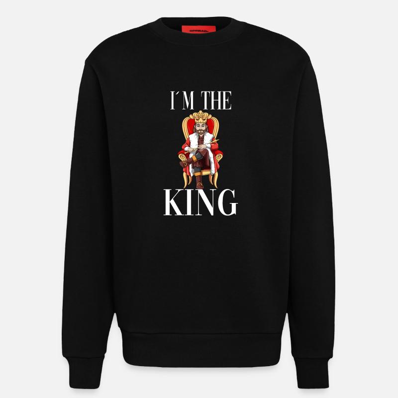Ich bin der König - Sweatshirt - made by SPREAD - SOLID BLACK