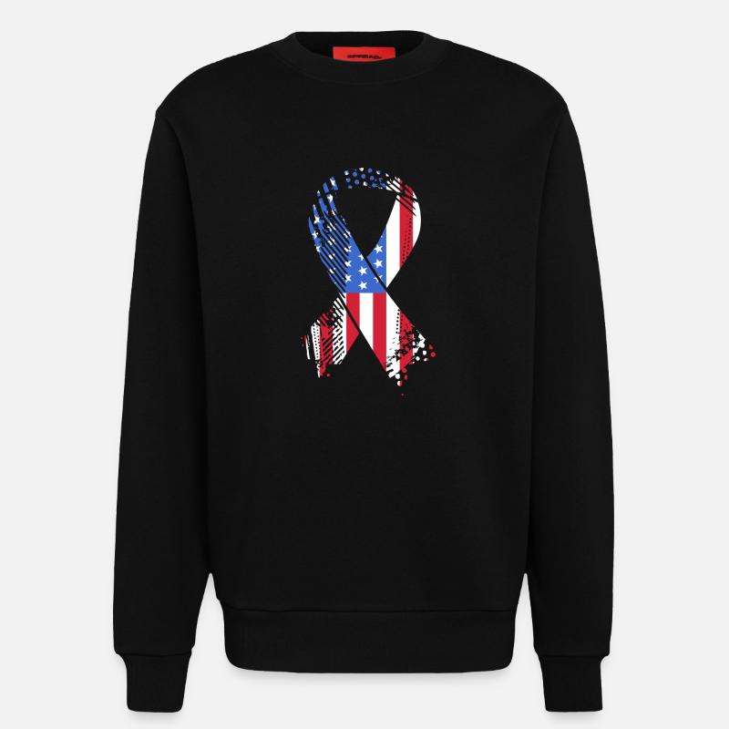 Multiple Sclerosis MS - Sweatshirt - made by SPREAD  - SOLID BLACK