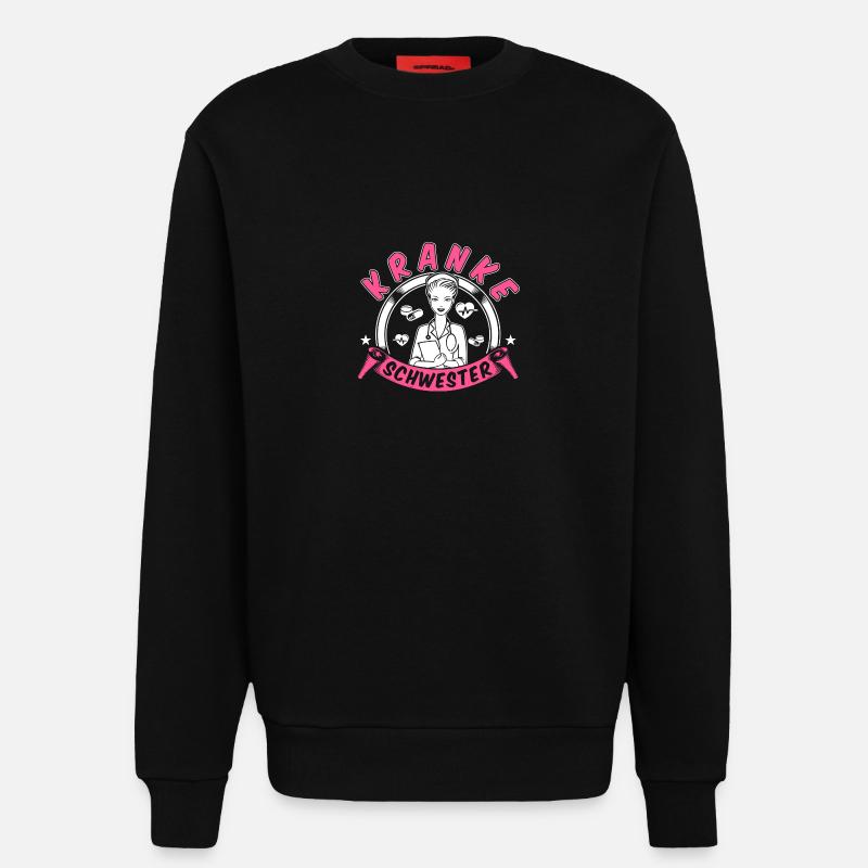 Kranke Schwester - Sweatshirt - made by SPREAD - SOLID BLACK