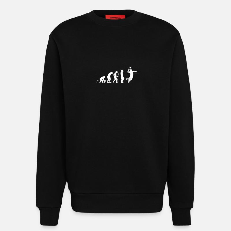 Evolution Volleyball 3 - Sweatshirt - made by SPREAD  - SOLID BLACK