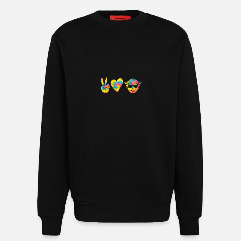 Schäfer Schaf - Sweatshirt - made by SPREAD  - SOLID BLACK