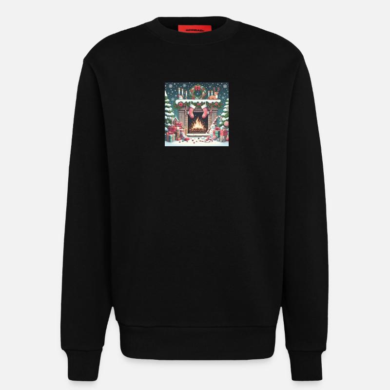 Weihnachts Design 4 - Sweatshirt - made by SPREAD  - SOLID BLACK