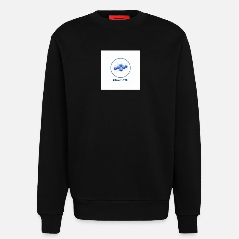 TeamETH node network - Sweatshirt - made by SPREAD  - SOLID BLACK