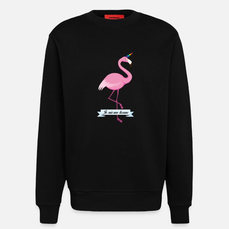 Ich bin ein Einhorn - Sweatshirt - made by SPREAD - SOLID BLACK