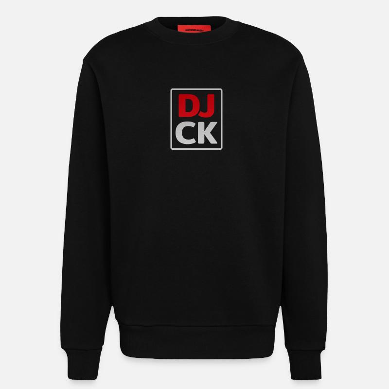 doublejack basic logo - Sweatshirt - made by SPREAD  - SOLID BLACK