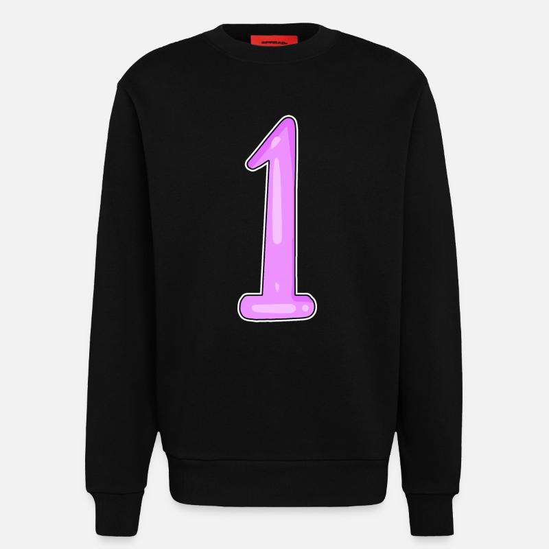 1 gewinner - Sweatshirt - made by SPREAD - SOLID BLACK