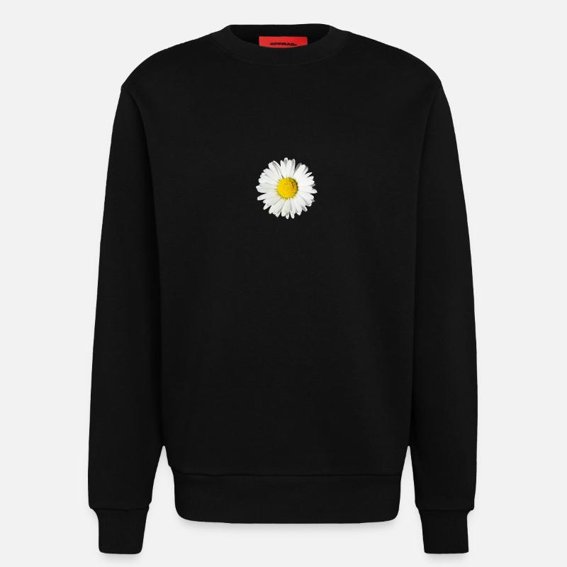 Gänseblümchen - Sweatshirt - made by SPREAD  - SOLID BLACK
