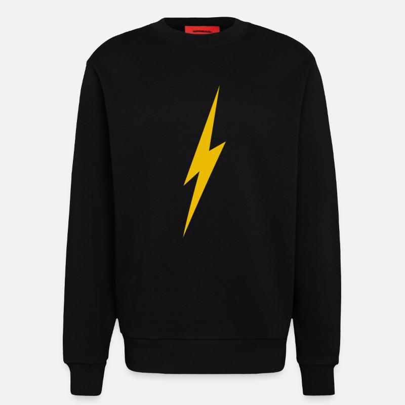 Blitz - Sweatshirt - made by SPREAD  - SOLID BLACK