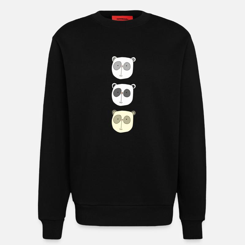 koala brüder - Sweatshirt - made by SPREAD  - SOLID BLACK