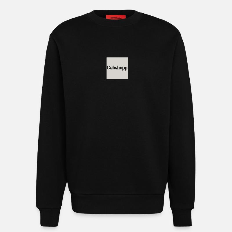 logo - Sweatshirt - made by SPREAD  - SOLID BLACK