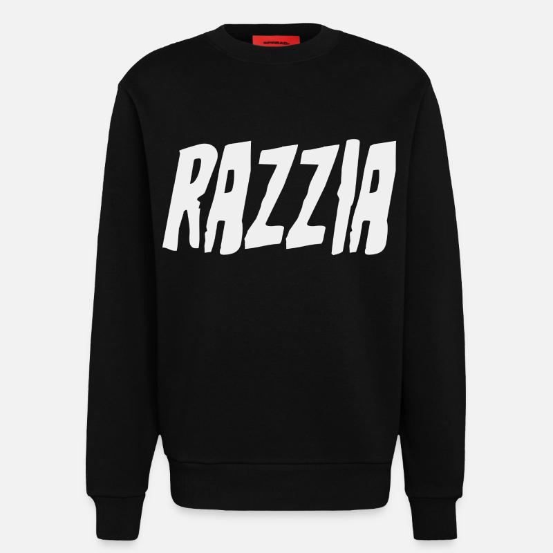Operation and Control Raid - Sweatshirt - made by SPREAD - SOLID BLACK