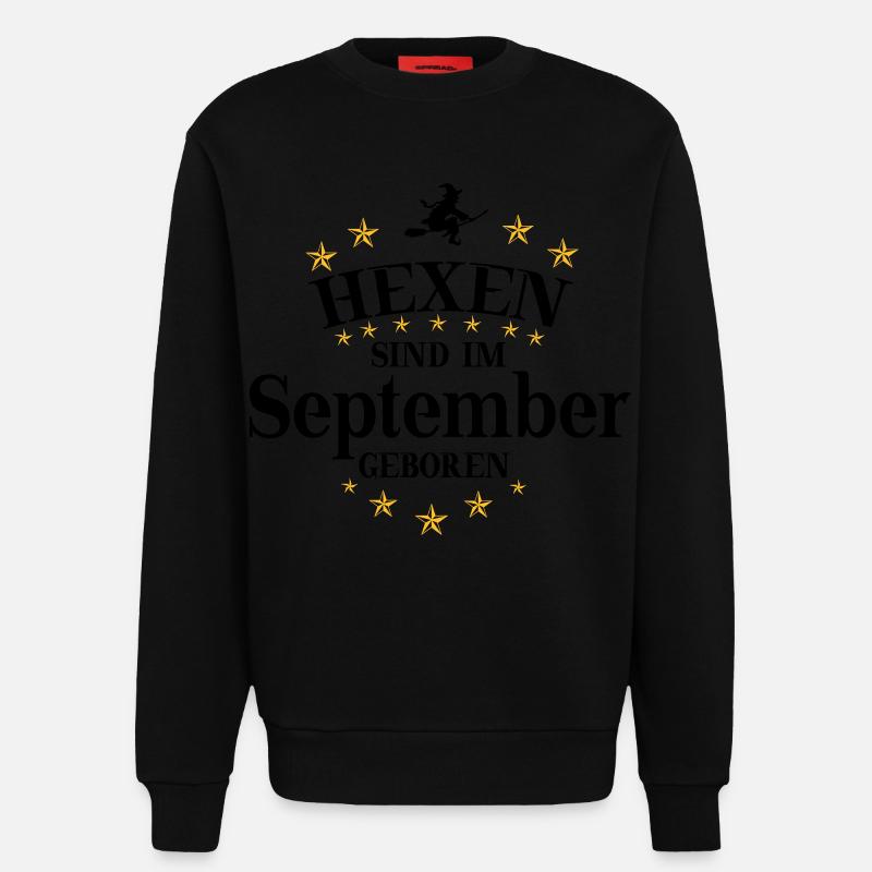 Hexen September - Sweatshirt - made by SPREAD  - SOLID BLACK