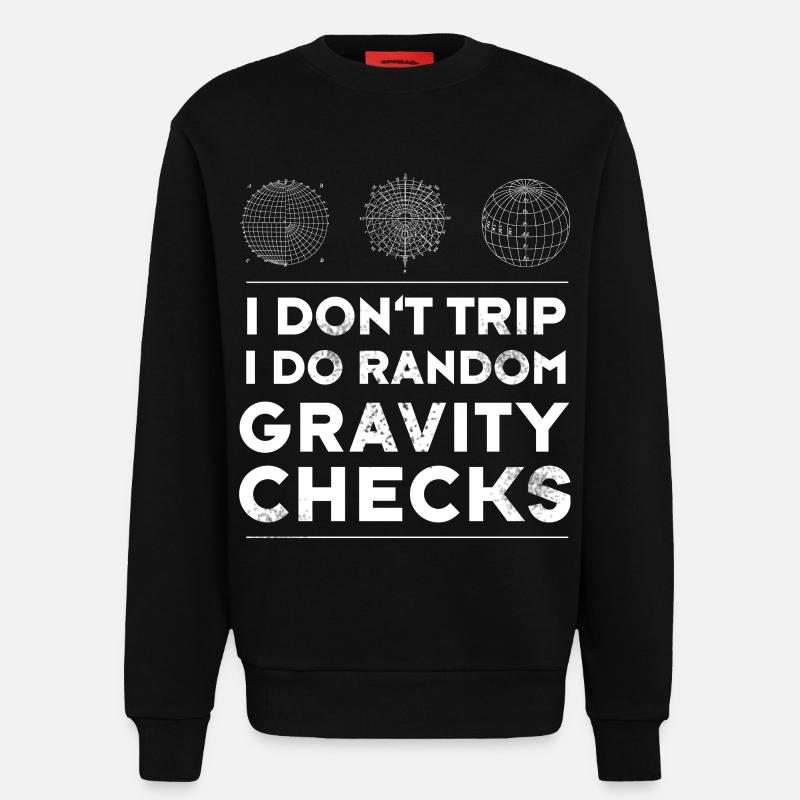nerd physiker mathematik experiment sci-fi spruch - Sweatshirt - made by SPREAD  - SOLID BLACK