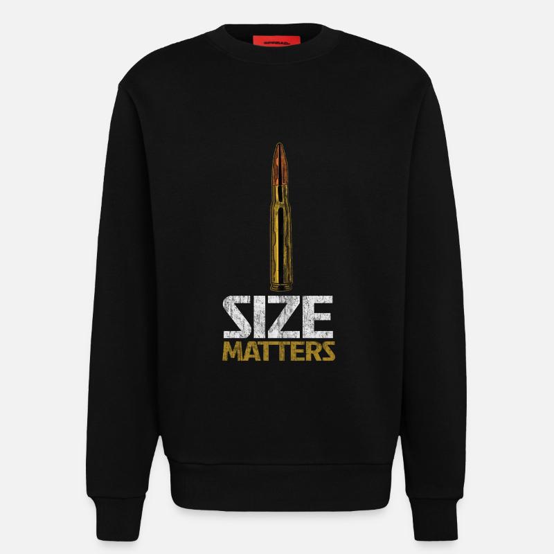 Munition mit starker Botschaft - Sweatshirt - made by SPREAD  - SOLID BLACK